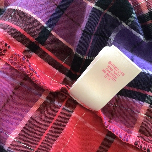 VICTORIAS SECRET FLANNEL SLEEP SHIRT MEDIUM - Picture 11 of 11
